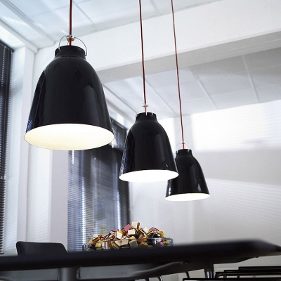 large size 400mm modern fashion caravaggio suspension large bell aluminum pendant lamp 1 light for dining room bar lamp
