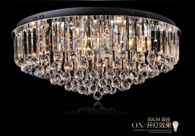 modern living room chandelier crysal lamp dia80*h30cm luxury crystal lighting fixtures [modern-crystal-chandelier-4975]