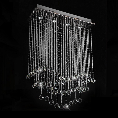 new design luxury crystal lamp modern crystal pendants and chandeliers for living room lighting