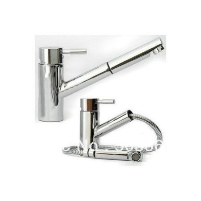 newly chrome sink faucet pull out mixer kitchen sink faucet pull out kitchen&bathroom vessel tap water brass faucet L-0232