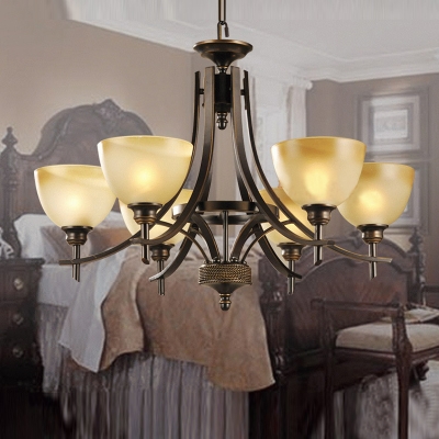 old bronze chandliers for foyer room antique bronze 6-light crystal and dark bronze finish iron chandelier classic chandelier [chandeliers-2333]