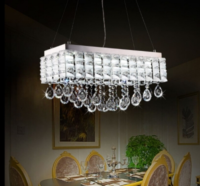 whole modern pendant chandelier crystal lamp , lustres dinning room crystal chandelier bar light [modern-crystal-chandelier-4932]