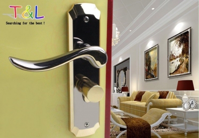 (2 pcs/lot) Zinc Alloy Handle Door Lock Suitable for Out door, Gate and Other,latch-bolt+Dead-bolt