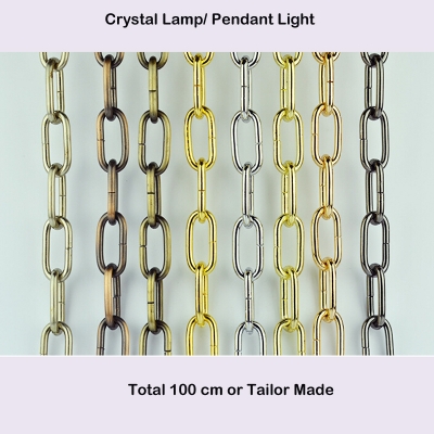 100cm small size chain crystal pendant lights vintage pendant lighting accessory metal chain for lighting