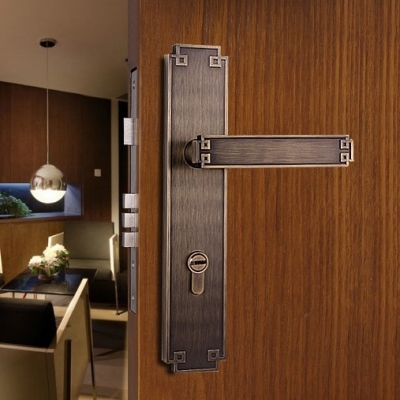 Chinese antique LOCK Antique brass Door lock handle door levers out door furniture door handle Free Shipping pb33
