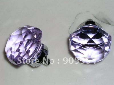 D25xH30mm Free shipping crystal drawer knob/furniture cabinet knobs [YJ Crystal Glass Knobs 129|]