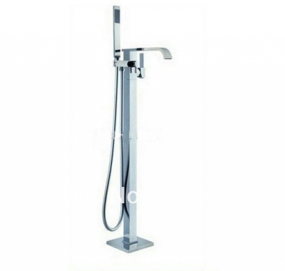 Floor Mounted Luxury Single Lever Handle Bathtub Mixer Tap Chrome Faucet K-160 [Floor Mounted Faucet 1239|]