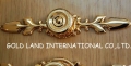 L122mm Free shipping zinc alloy be plating 24K golden bedroom cabinet handle