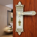 Modeled after an antique LOCK Ivory white Door lock handle door levers out door furniture door handle Free Shipping pb07