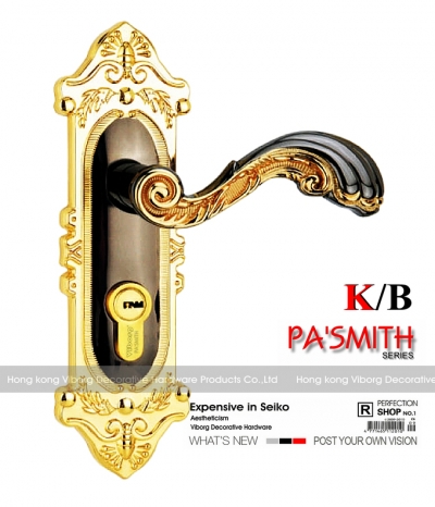 VIBORG Top Quality Door Security Entry Mortise Lock Set, Keyed Entry Door Lock Set,B9702-K/B