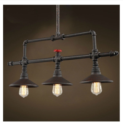 american retro pulley wrought iron loft vintage pendant light industrial lamps e27 edison pendant lamp home light fixtures