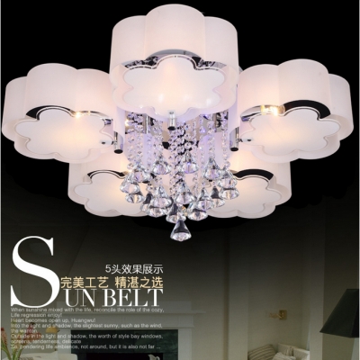 crystal modern brief chandeliers and pendants bedroom lamp lighting 220v [crystal-chandelier-5462]