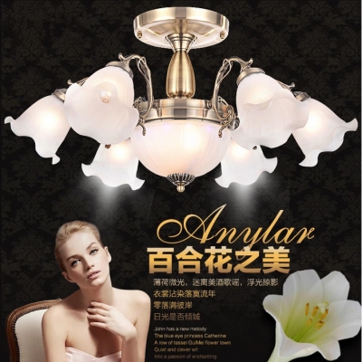 european style chandeliers and pendants bedroom lamp lighting 110-240v discount lighting [modern-chandelier-6277]