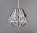 fashion brief modern pendant light stainless steel crystal lamp crystal entranceway pendant light d300mm
