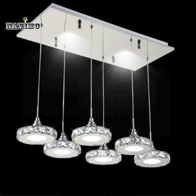 luxury modern wireless crystal led ceiling light fixture living bedroom restaurant hanging lights lamp for dining room [led-ceiling-light-6552]