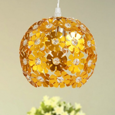 modern brief pendant light crystal lamp restaurant lamp lamps fashion lighting red/golden/chrome color