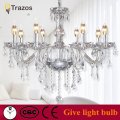 modern crystal led chandeliers for home decor lustres de cristal living room pendant lamp luxury indoor bedroom lighting