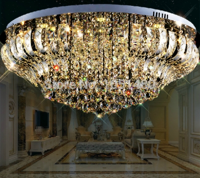 new item modern crystal ceiling lamp lustre living roomlights dia600*h270mm