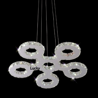 pendant chandelier light fixtures 110v- 220v 24w pure white diameter 60cm
