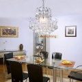polished chrome crystal lighting wrought iron chandelier led modern crystal chandelier lamp contemporary crystal chandelier