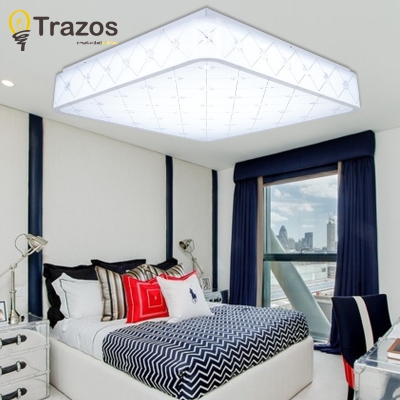 round/square led panel ceiling light 2015 new modern plafons teto luz ceiling lamp white shade led teto