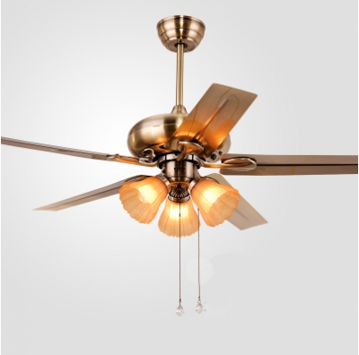 simple stylish european antique ceiling fan light fan lights fan restaurant living room ceiling lamp [ceiling-fans-6805]