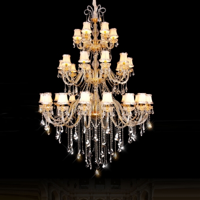 three layer large chandelier lighting for el k9 crystal chandeliers bedroom lamp dining room crystal chandelier light indoor