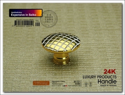 (4 pieces/lot) VIBORG Zinc Alloy Drawer Knobs & Cabinet Handles &Drawer Pulls & Cabinet Pulls, TK-30101-GP
