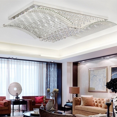 4 color conversion 2014 fashion crystal chandelier led modern living dining crystal lighting lustres 108*70*21cm