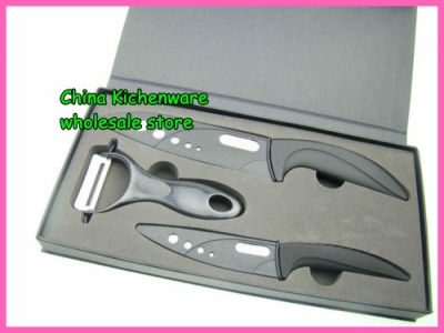 4pcs gift set ,6"+ 4"+peeler + gift box,5 colors ABS handle select,Ceramic Knife sets,CE FDA certified
