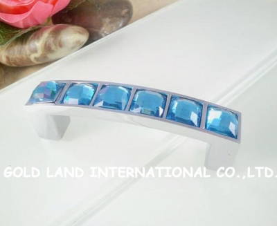 64mm Free shipping crystal glass cupboard drawer furniture handle