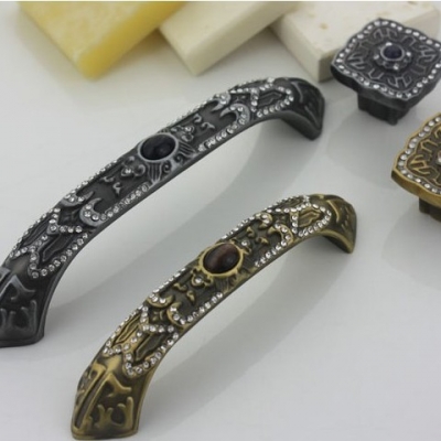 China classical style Green bronze AltEisen solid furniture drawer handle thickening closet cupboard door handle pb03