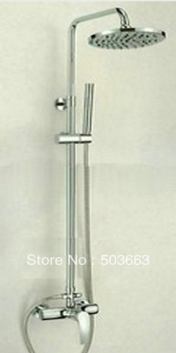 Luxury free shipping modern shower sets faucet bathroom brass chrome rainfall b3011