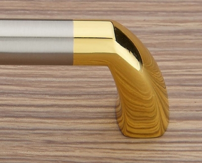 Mixed Color Both Ends In Gold Kitchen Ftting Cabinet Drawer Pull Door Knobs And Handles( C:C:128MM L:140MM )