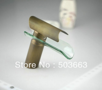 PRO Surface mount Basin Faucet Thermostatic Antique Tap Glass HK-009