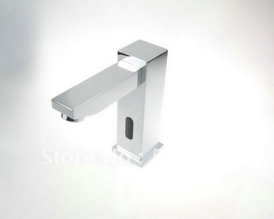 Single Cold Automatic Hands Touch Free Sensor Faucet Bathroom Basin Sink Mixer Tap A-500 [Automatic Sensor Faucet 186|]