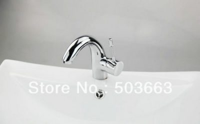 Single Hole Chrome Mixer Basin Faucet Sink Tap Deck Mount Sink Faucet Bath Faucet Vanity Faucet L-0157 [Bathroom faucet 347|]