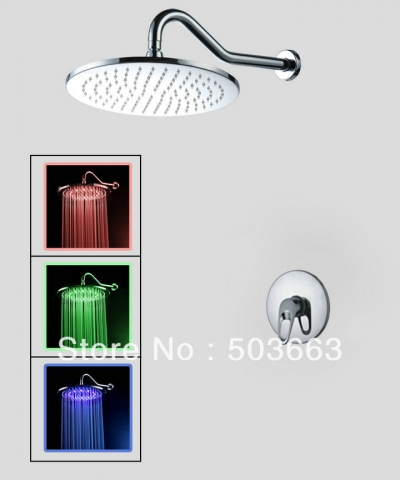 Unique Chrome Wall Mounted Bathroom Led Shower Faucet Vanity Faucet Contemporary Shower Bath Faucet L-3833