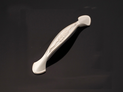 1056-96 96mm hole distance ivory-white antiqued handles with decorative pattern for drawer/wardrobe/cupboard
