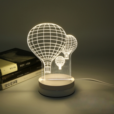 cute balloon table lamps 3d mood lamp kids art deco lamp luminaria modern table lamps baby night light for bedroom wedding gift [table-lamp-6894]