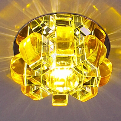 drop ceiling lighting 110-220v 3w led lustre crystal diameter 100mm/120mm [ceiling-light-5751]