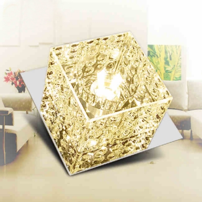 led crystal ceiling lamp 3w led 110-240v+ surface or embedded mounted for option+ [ceiling-light-6315]