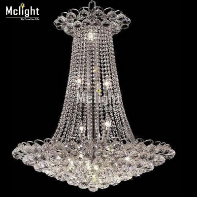 modern luxury led large chrome gold luster crystal chandelier light fixture vintage light fitment for el lounge decoratiion