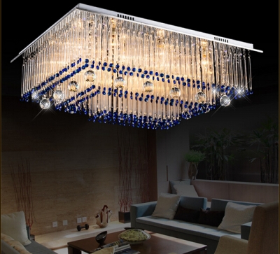 new item special price 3 layers luxury home lighting modern led crystal chandeliers with remote control