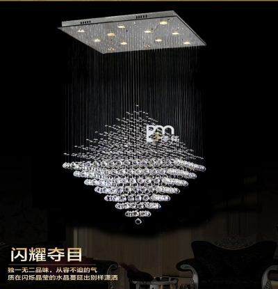 s new design led crystal light chandelier living room lamps lustres modern home lighting [modern-crystal-chandelier-5234]