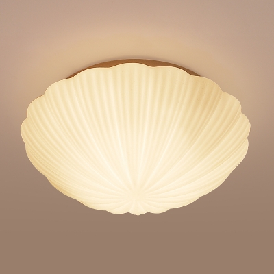 shell shape led ceiling light modern warm bedroom glass ceiling lighting brief romantic kids ceiling light for bedroom