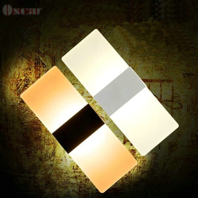 simple led12w warm white light wall lamp bedside lamp bedroom living room wall light aisle corridor personality wall sconce