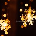 snow shape led light string christmas garland led new year decoration outdoor luces de navidad xmas lights 10m 100led ac220v