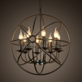 vintage chandeliers light 8 lights island light e14 black painting chandeliers for dinning living room