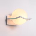 white glass lamps wall sconce fixture bedside lighting led wall lamp glass ball wall lights for home europe style wall lamp